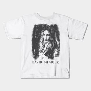 Vintage Distressed David Gilmour Kids T-Shirt